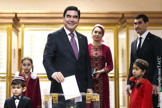 Стали известны результаты выборов президента Туркмении