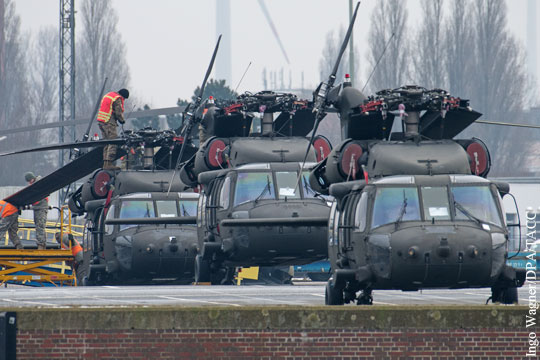 В Германию доставили 94 военных вертолета США для восточного фланга НАТО