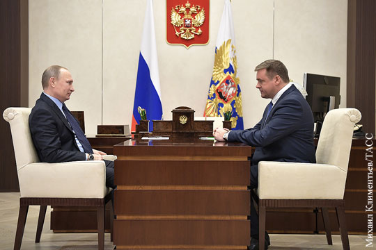 Путин назначил врио главы Рязанской области
