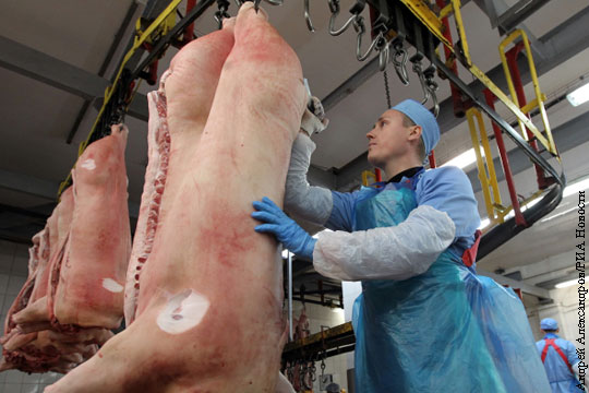 Россельхознадзор остановил поставки мяса с четырех белорусских предприятий