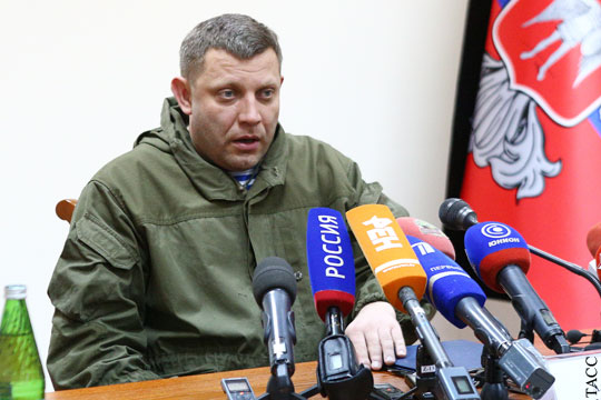 Захарченко пригрозил вернуть подконтрольные Киеву районы Донбасса военным путем