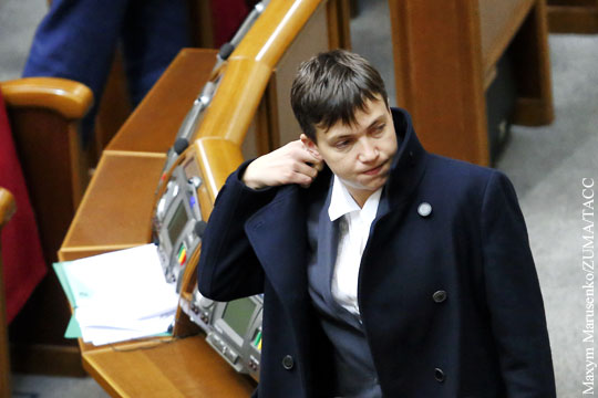 Савченко решила отказаться от депутатской неприкосновенности