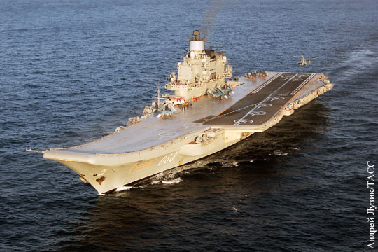 Названы сроки проведения модернизации «Адмирала Кузнецова»