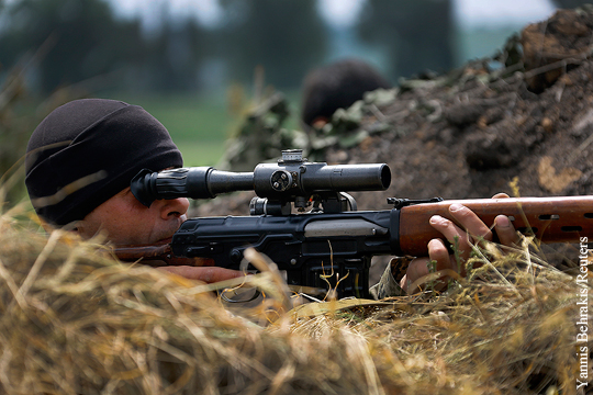 Снайпер ДНР ликвидировал одного из лучших боевиков «Правого сектора»
