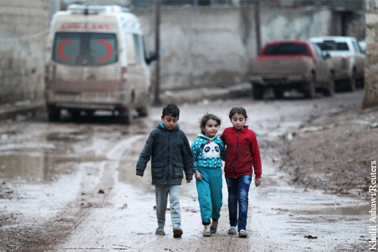 Подсчитано число погибших за год в Сирии детей