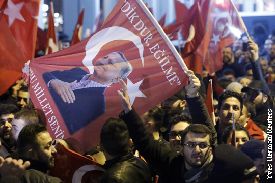 Ссора Турции с Европой работает на российские интересы