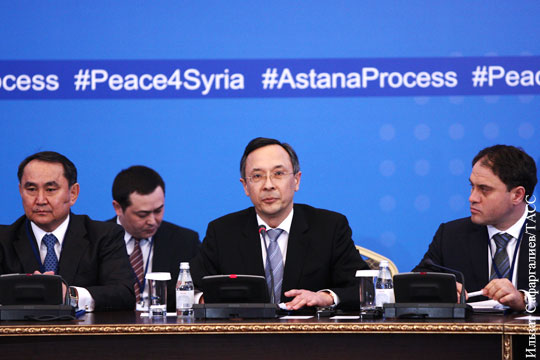 Третий раунд переговоров по Сирии стартовал в Астане
