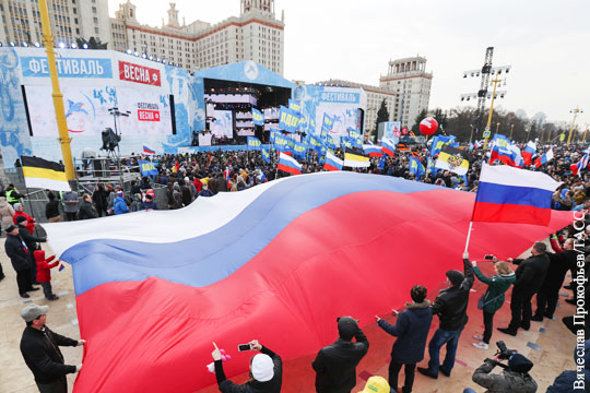 В Москве начался митинг-концерт фестиваля «Весна»