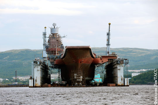Разработан проект модернизации «Адмирала Кузнецова»