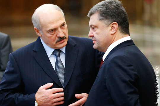 Порошенко и Лукашенко провели телефонные переговоры