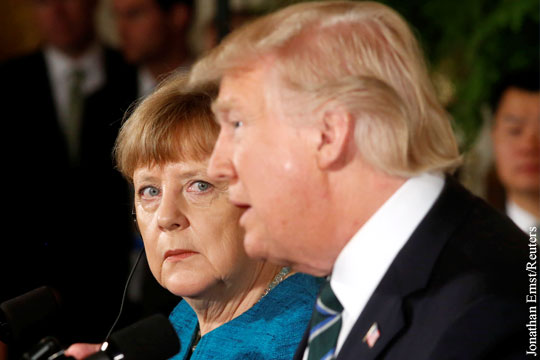 Трамп потребовал от Меркель 375 млрд долларов