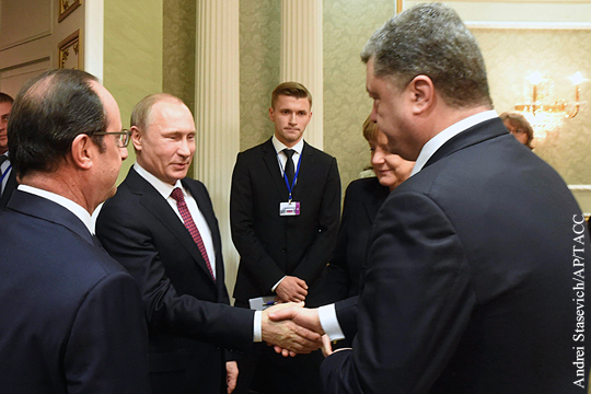 Лавров: Путин и Порошенко находятся в постоянном контакте