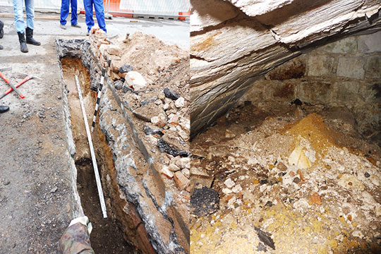 Московские археологи нашли тайную комнату в Китайгородской стене