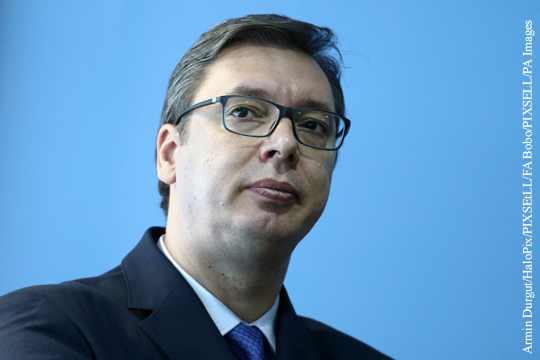 Вучич пообещал сохранить добрые отношения между Сербией и Россией
