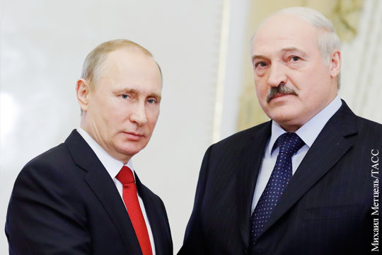 Путин сообщил об урегулировании с Лукашенко нефтегазовых споров