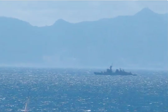 Корабль ВМС Испании заметили в британских водах близ Гибралтара