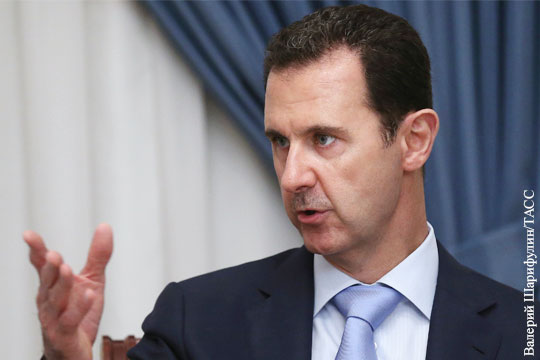 Асад: Вашингтону не удалось достичь своих целей