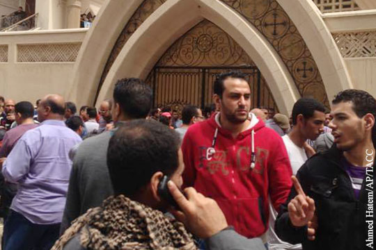 В Египте задержан подозреваемый в причастности к взрыву в церкви