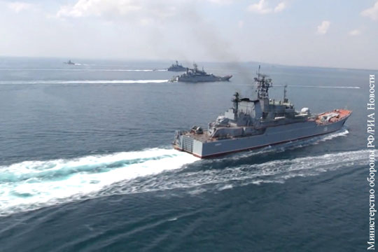 Части Каспийской флотилии приведены в высшую степень боеготовности
