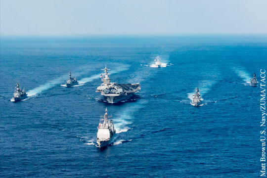 NYT: Ударную группу ВМС США развернули к Корейскому полуострову для демонстрации силы