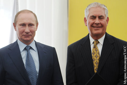 В Кремле прокомментировали возможность встречи Путина и Тиллерсона