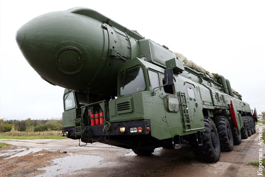 Шойгу заявил о росте мощи ядерной триады России