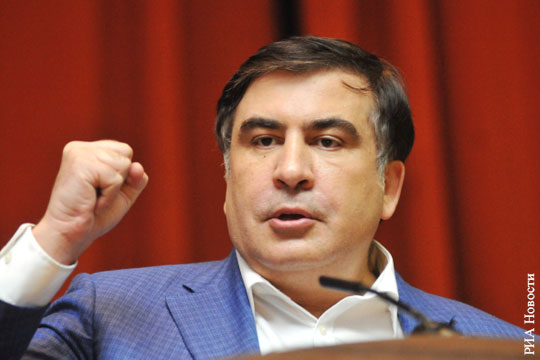 Саакашвили предложил отгородиться от Донбасса стеной