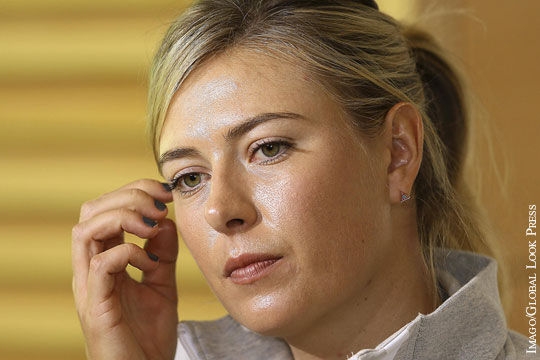 Шарапова призвала теннисистов прекратить критику в ее адрес