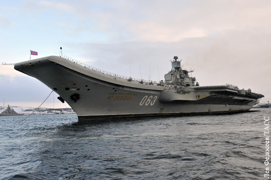 Источник: «Адмирала Кузнецова» в ходе ремонта вооружат ракетным комплексом «Калибр»