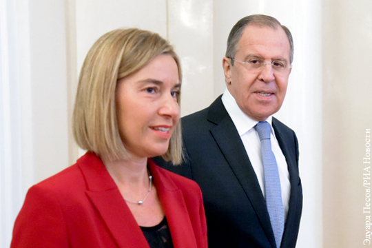 Лавров: Россия и ЕС подтвердили заинтересованность в активизации диалога