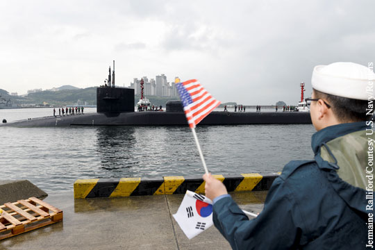 Американская подлодка с «Томагавками» прибыла в Южную Корею для устрашения КНДР