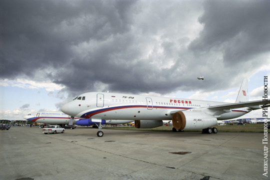Правительственный Ту-214 при вылете из Омска применил экстренное торможение