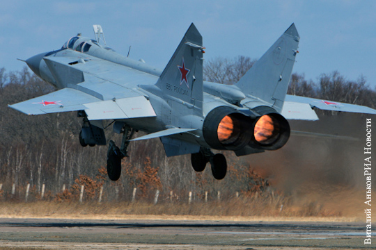 Перехватчик МиГ-31 разбился в Бурятии