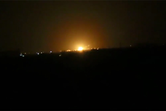 Взрыв и пожар в районе аэропорта Дамаска могли быть вызваны авиаударом Израиля