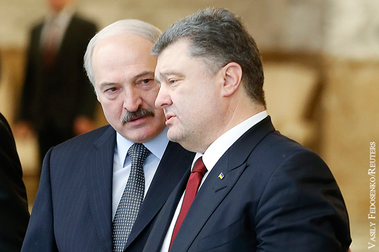 Лукашенко заверил Порошенко в отсутствии у России планов нападать на Украину из Белоруссии