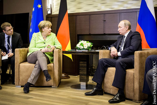 Путин рассказал о разговоре с Меркель