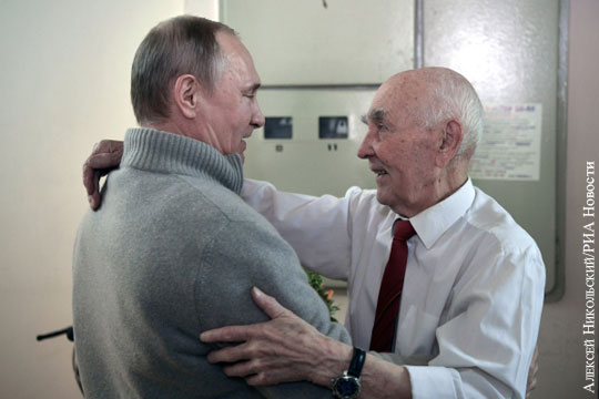 Путин навестил бывшего руководителя советских разведчиков в Дрездене