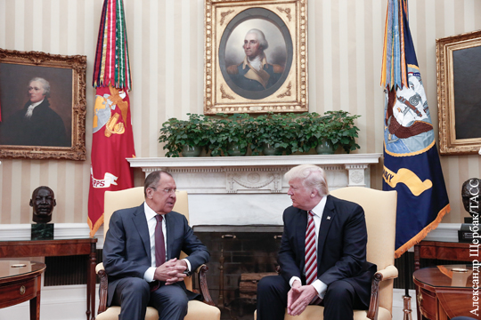 Трамп оценил как «очень хорошую» встречу с Лавровым