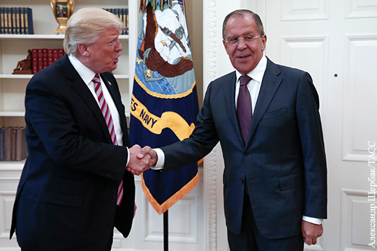 В Кремле дали оценку встрече Лаврова и Трампа
