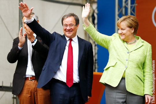 Партия Меркель побеждает на региональных выборах