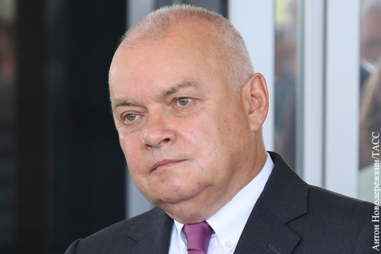 Киселев прокомментировал введение Украиной санкций против «России сегодня»