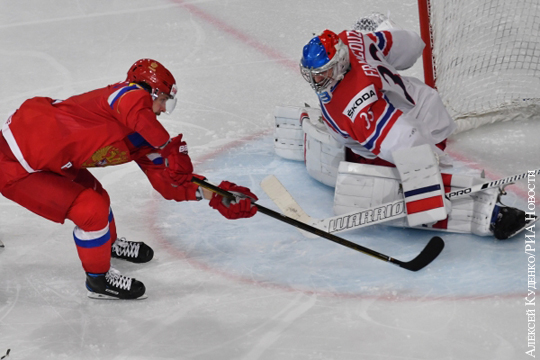 Сборная России разгромила чехов на ЧМ по хоккею