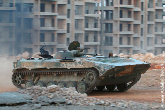 В коалиции США рассказали о танках в атакованной колонне проправительственных сил в Сирии