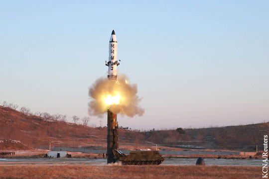 КНДР объявила об успешном запуске баллистической ракеты