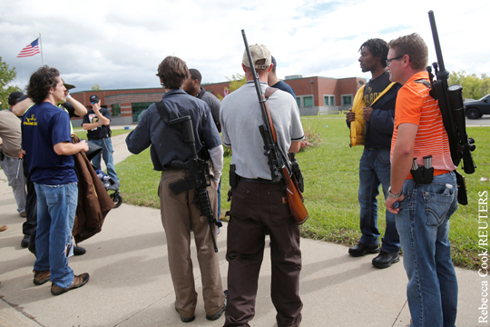В штате Мичиган разрешили носить оружие без получения лицензии