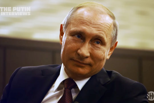 Showtime показал первую часть фильма «Интервью с Путиным» Оливера Стоуна