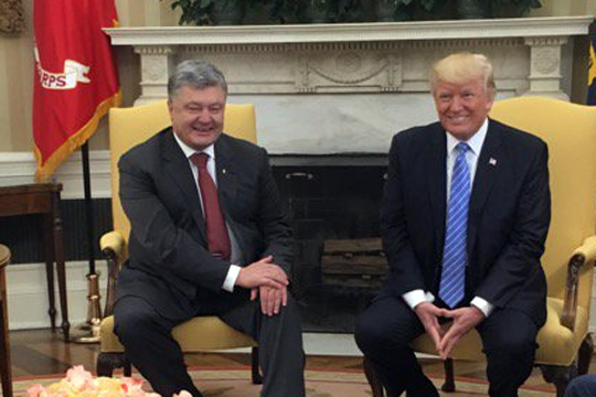 Трамп встретился с Порошенко