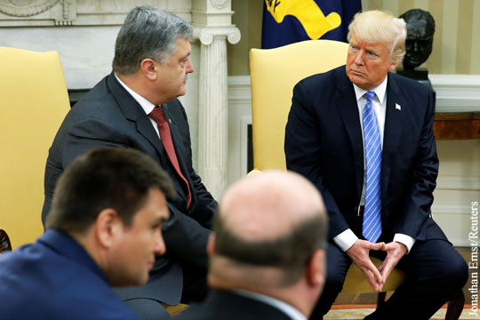 Порошенко: На встрече с Трампом обсуждались поставки вооружений Украине