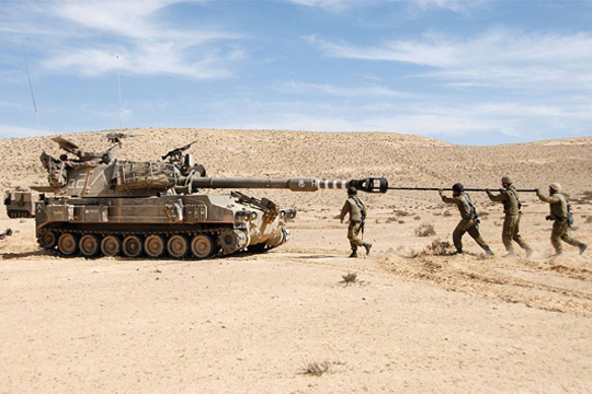 Армия Израиля открыла артиллерейский огонь в ответ на обстрел с территории Сирии