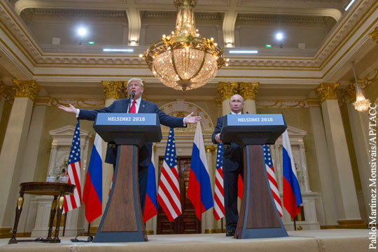 «Оговорка» Трампа о вмешательстве России обнулила плюсы саммита в Хельсинки